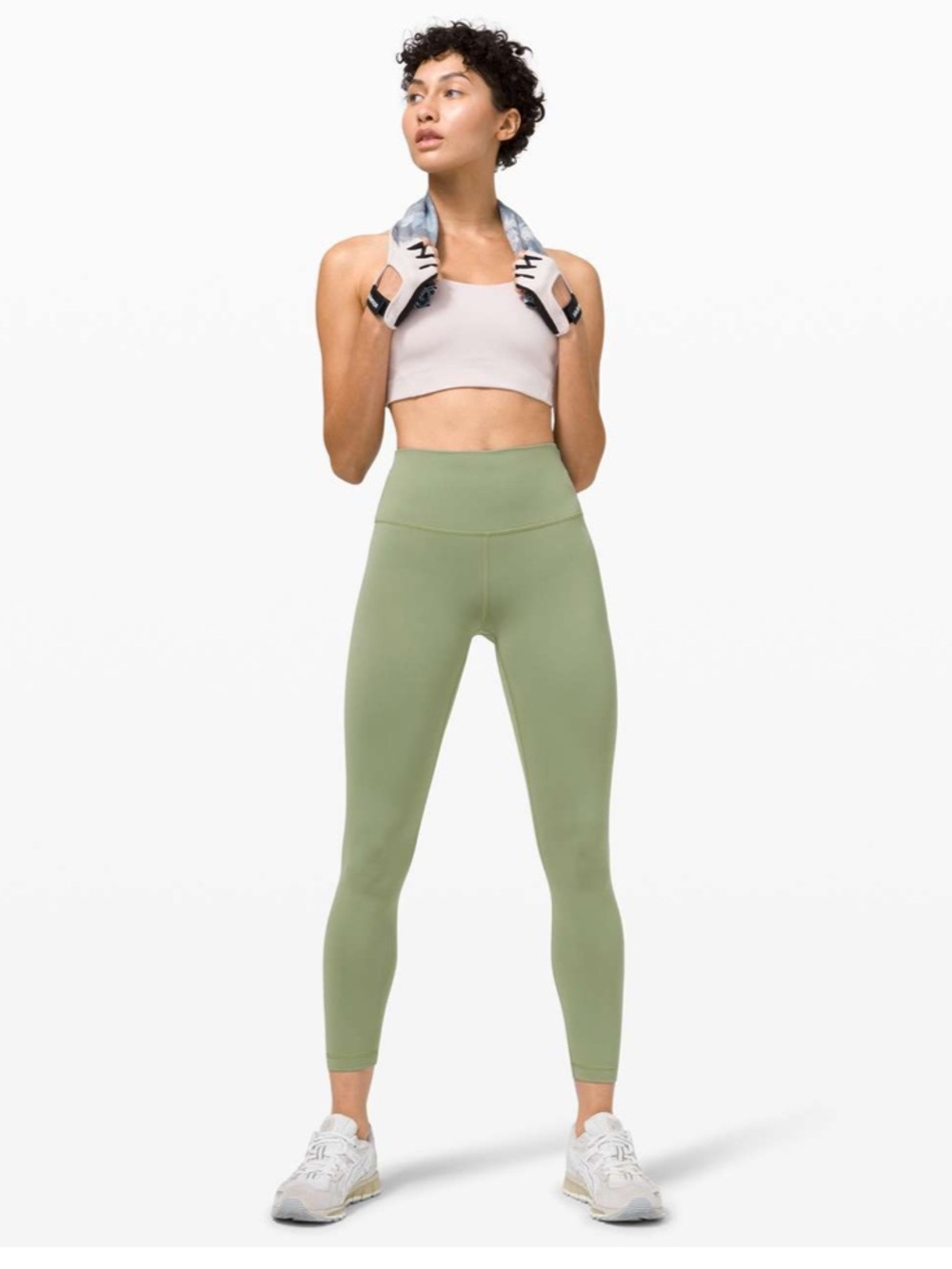 NWT Lululemon Wunder Train HR Train 25” Willow Green 8